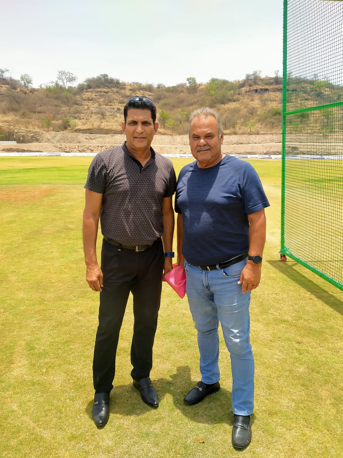 With Dav Whatmore